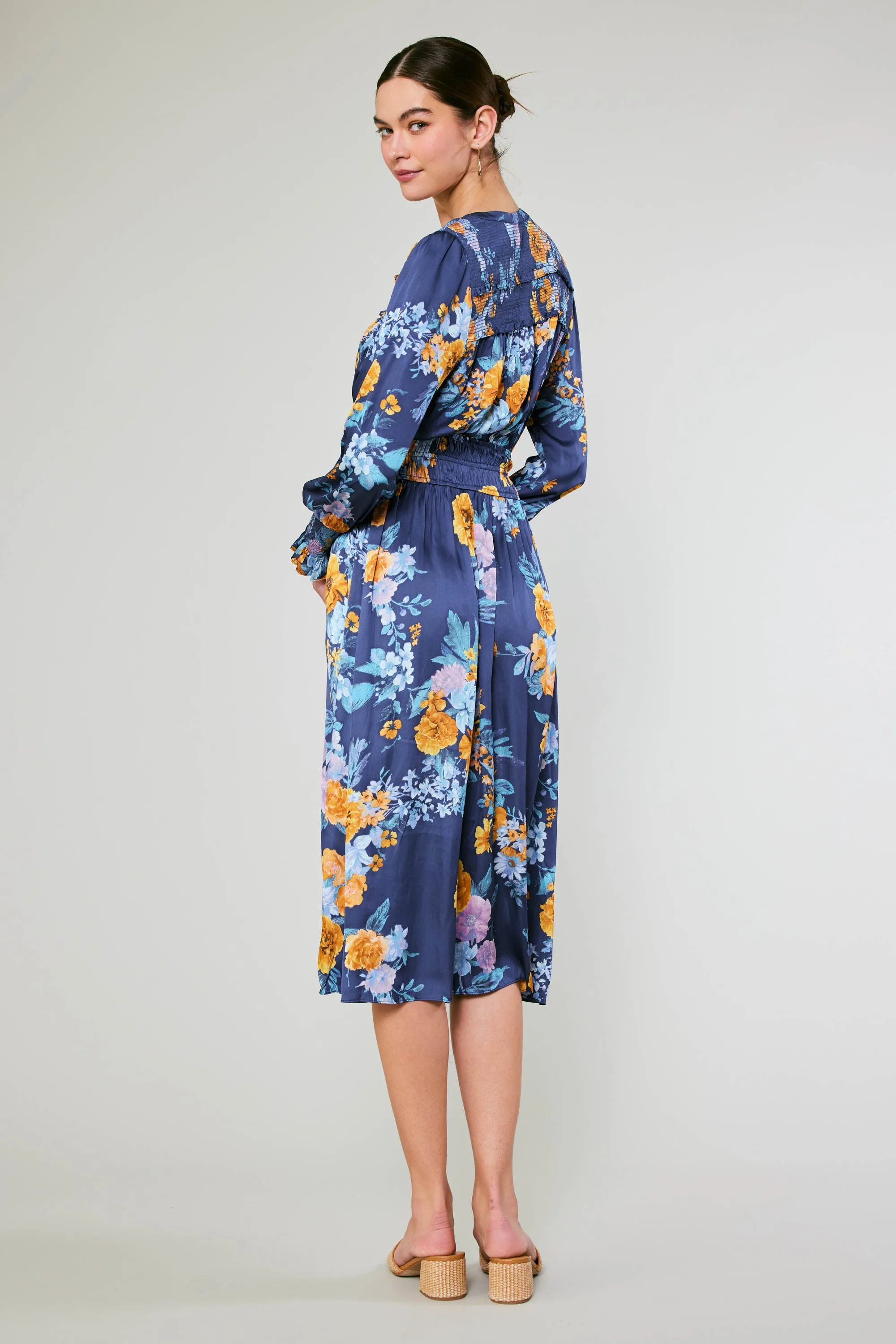 Aida Floral Midi Dress