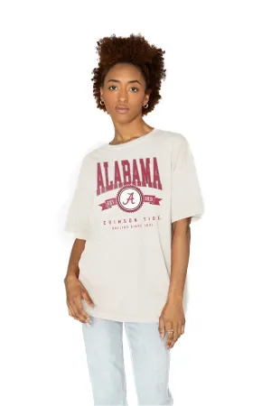 ALABAMA CRIMSON TIDE GET GOIN' OVERSIZED CREW NECK TEE