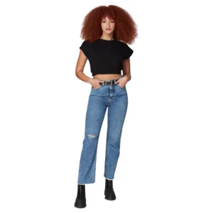 Apparel- Lola Jeans Denver High Rise Straight Jeans