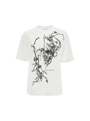 Blossom Skull Graphic Tee