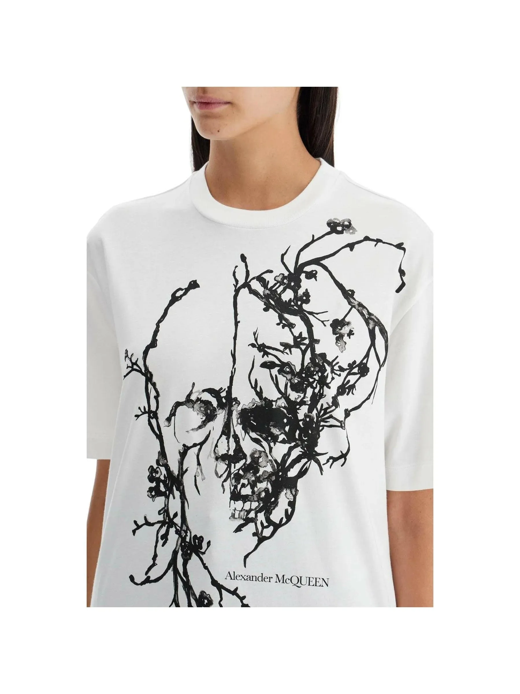 Blossom Skull Graphic Tee