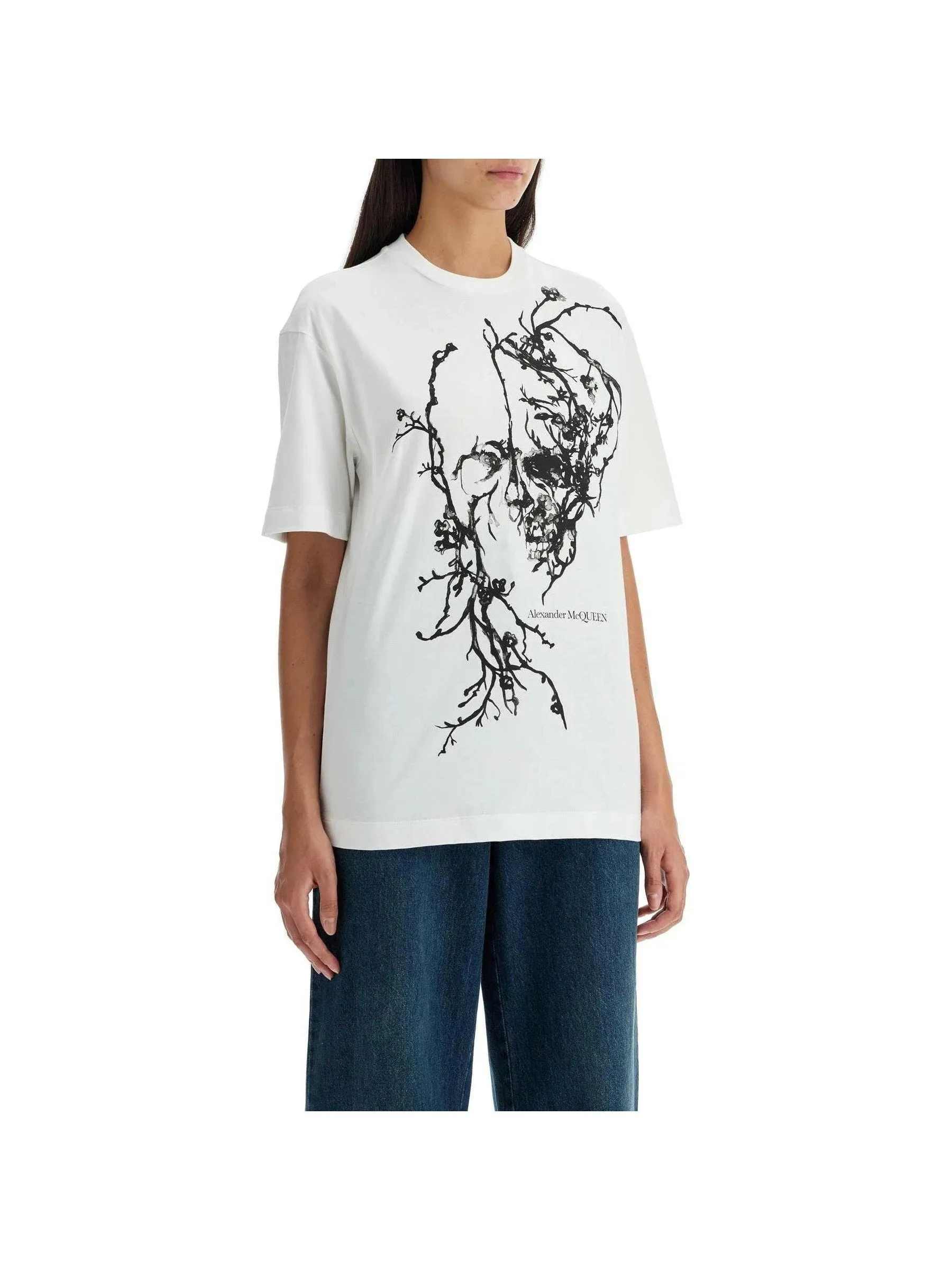 Blossom Skull Graphic Tee