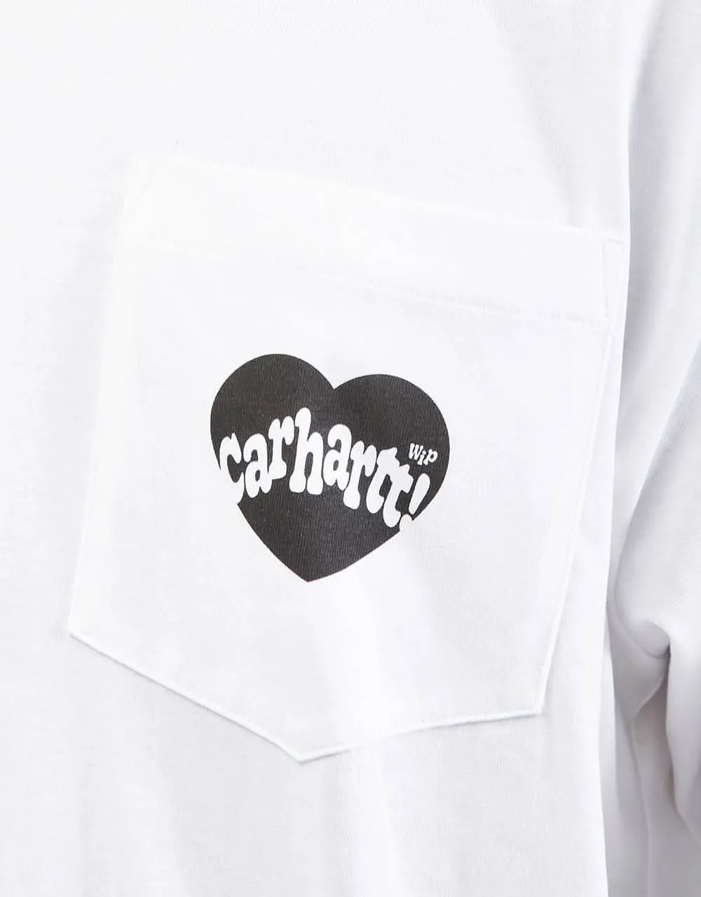 Carhartt WIP S/S Amour Pocket T-Shirt - White/Black