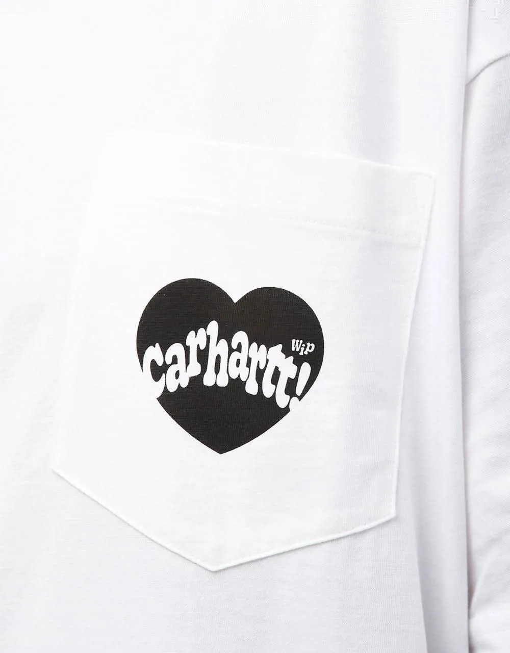 Carhartt WIP S/S Amour Pocket T-Shirt - White/Black