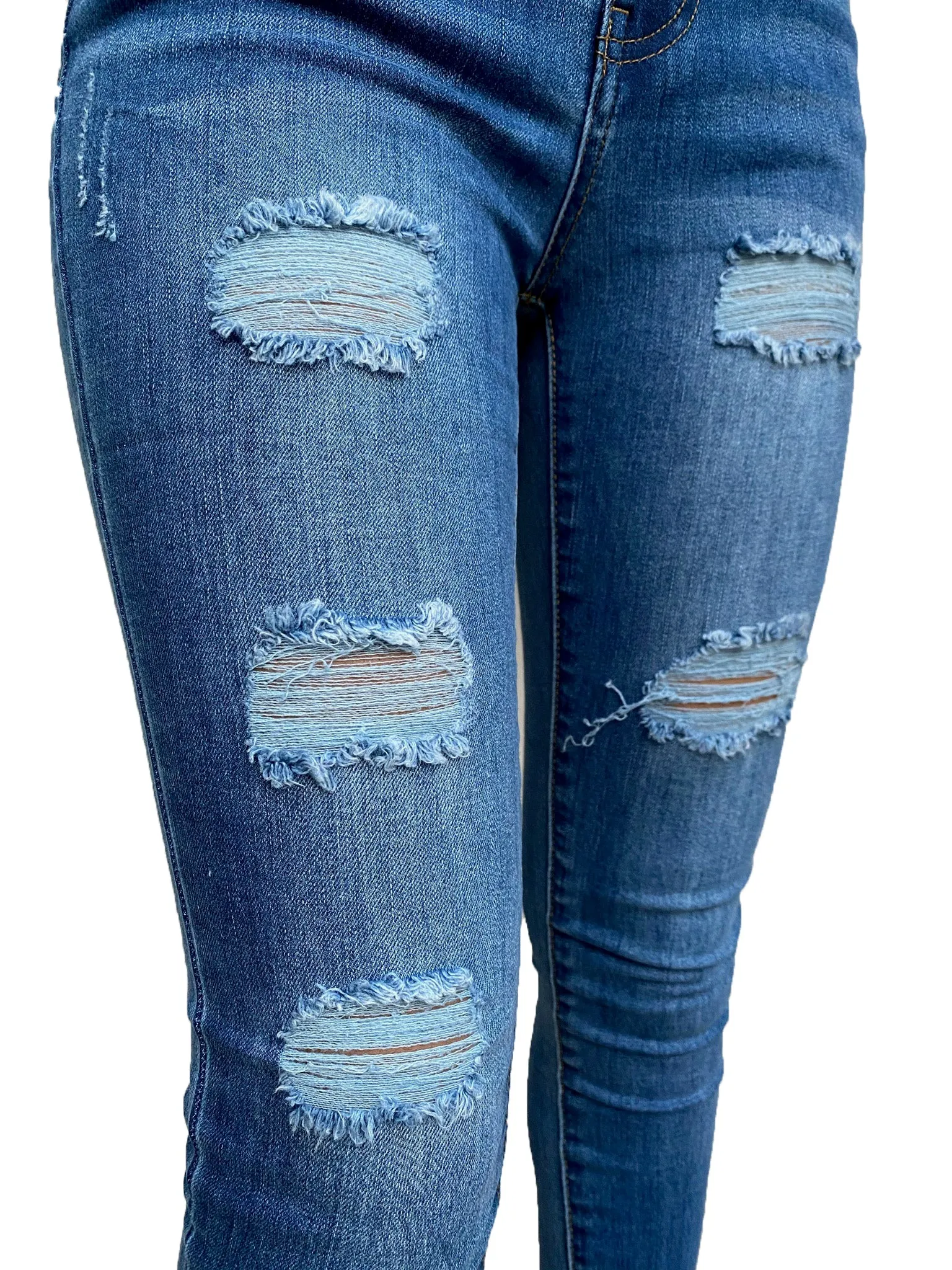 CiSono Ripped Sculpting Denim Jeans