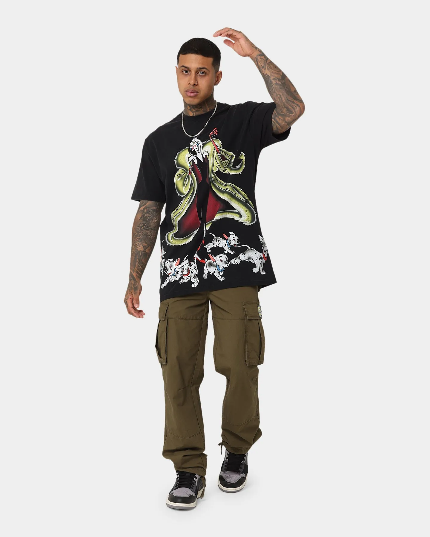 Disney Cruella Vintage T-Shirt Washed Black