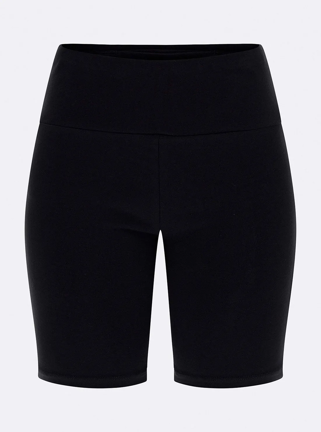 Eco Black Aline Active Logo Bike Shorts