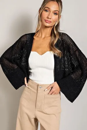 ee:some Eyelet Knit Cardigan