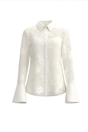 EMBROIDERED LACE BLOUSE
