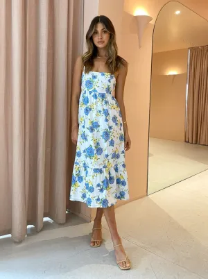 Faithfull the Brand Candace Midi Dress in Velma Floral