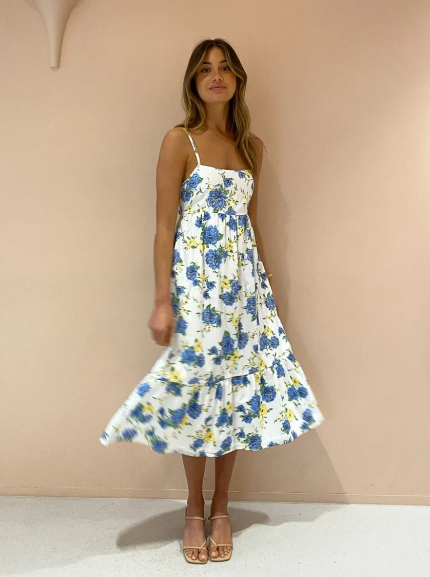 Faithfull the Brand Candace Midi Dress in Velma Floral