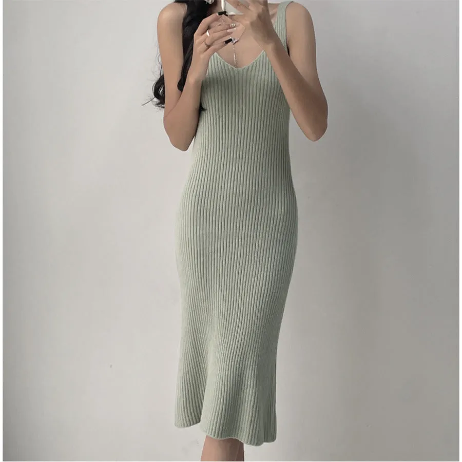 Ferria Luxury Woolen Dress with Cardigan