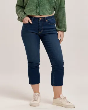 Frankie Super High Rise Crop Jean- Binz