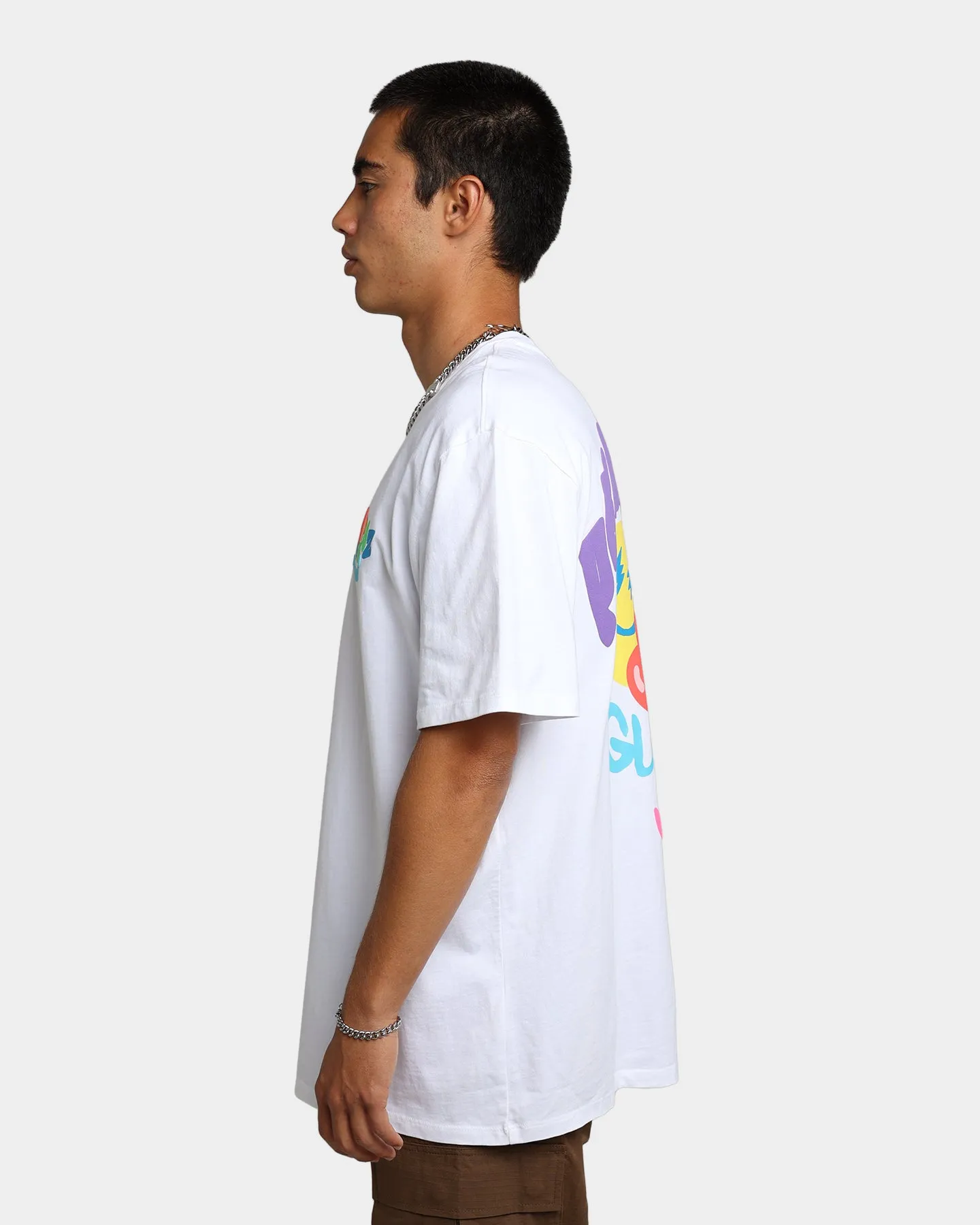 Guess Originals GUESS Originals X J Balvin Peace Love T-Shirt Pure White