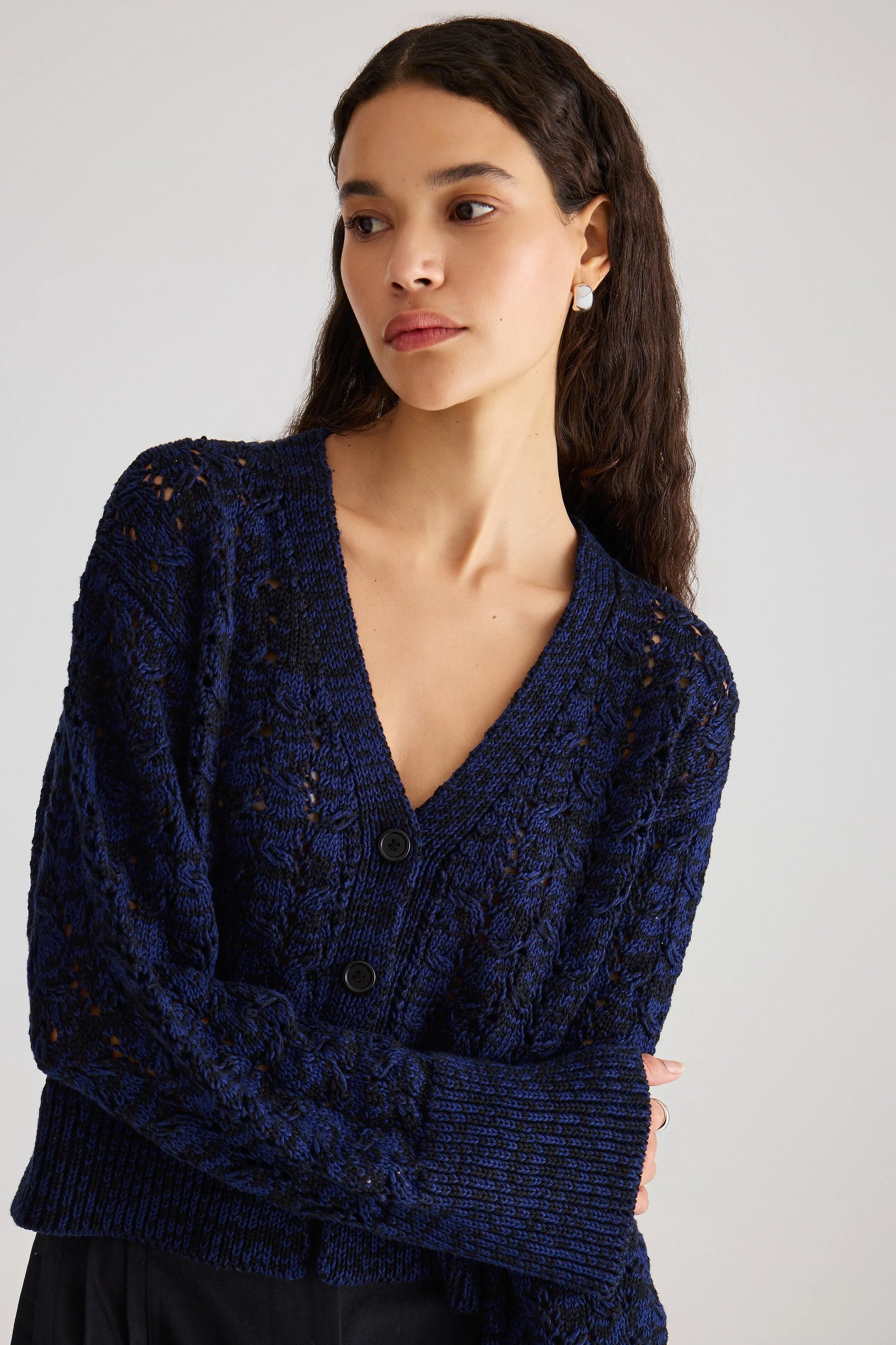 Haydee Cardigan in Marine