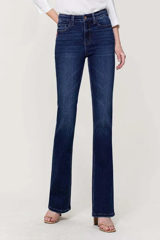 High Rise Dark Boot Cut Jean