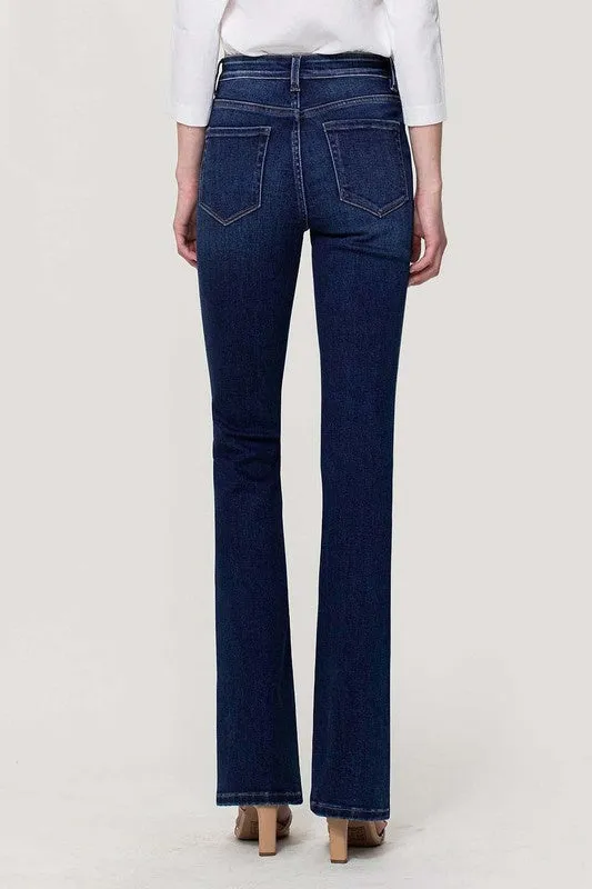 High Rise Dark Boot Cut Jean