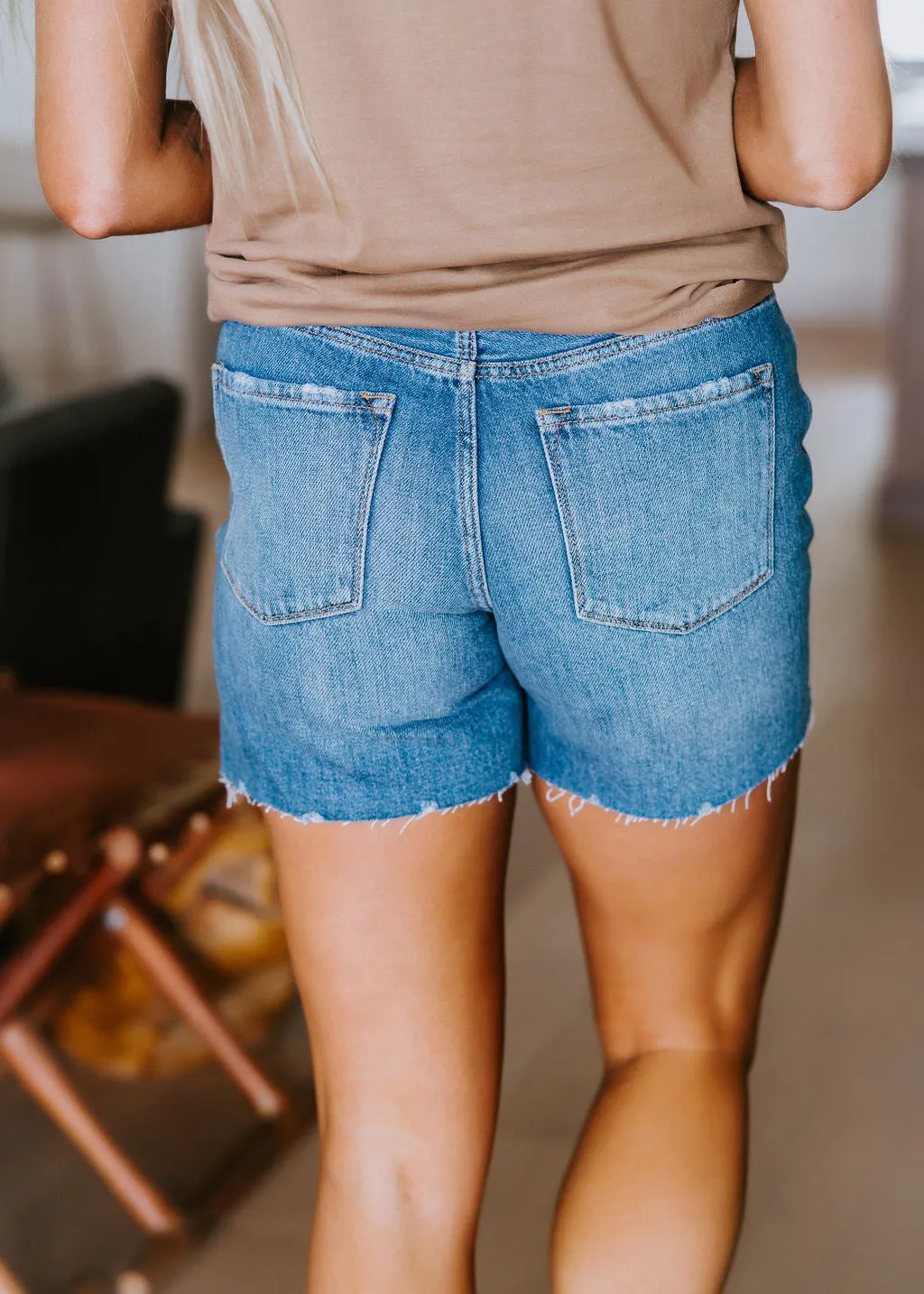 Jayden KanCan Raw Hem Shorts