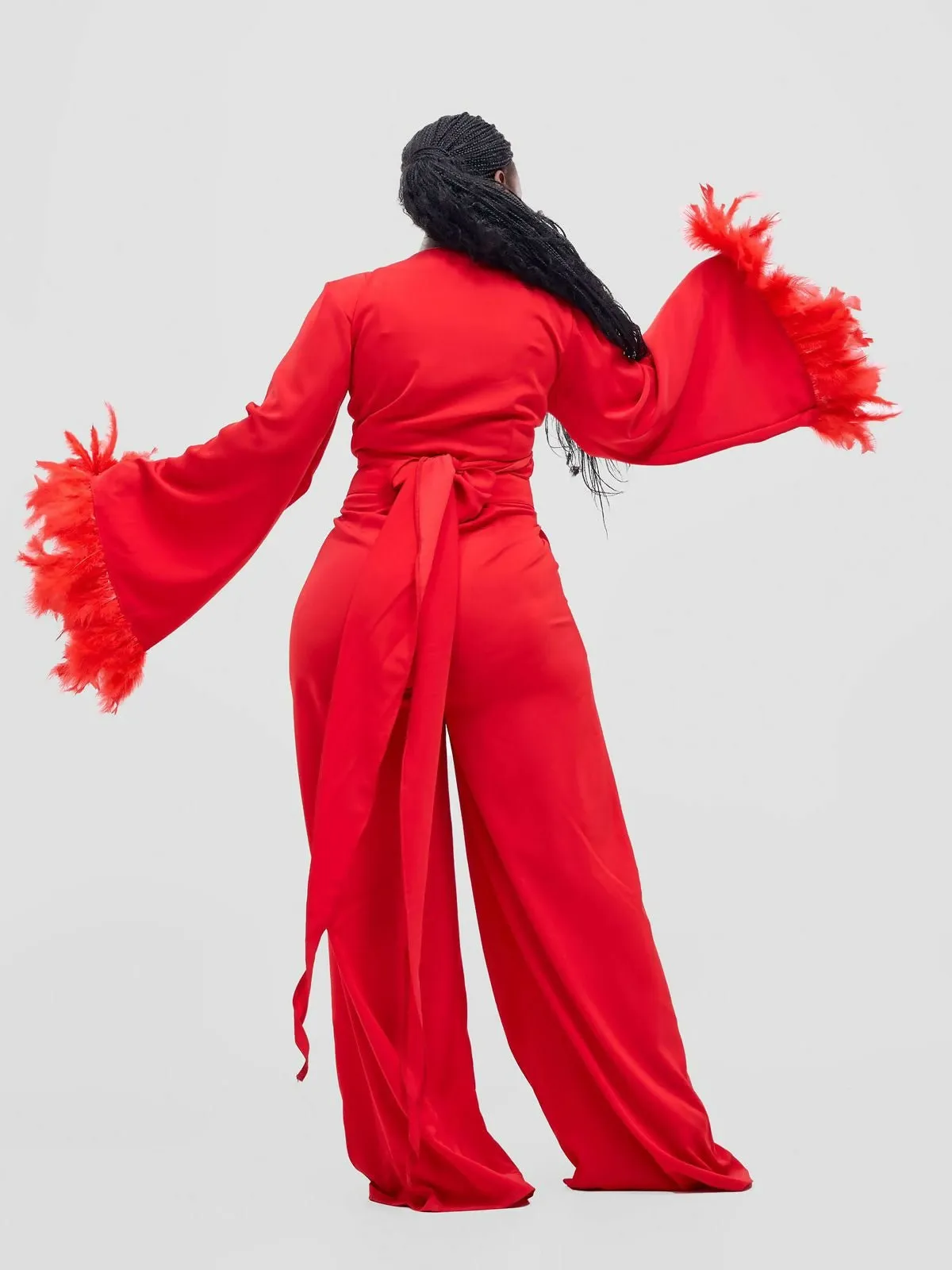 Merli Africa Flamingo Zaz Set - Red