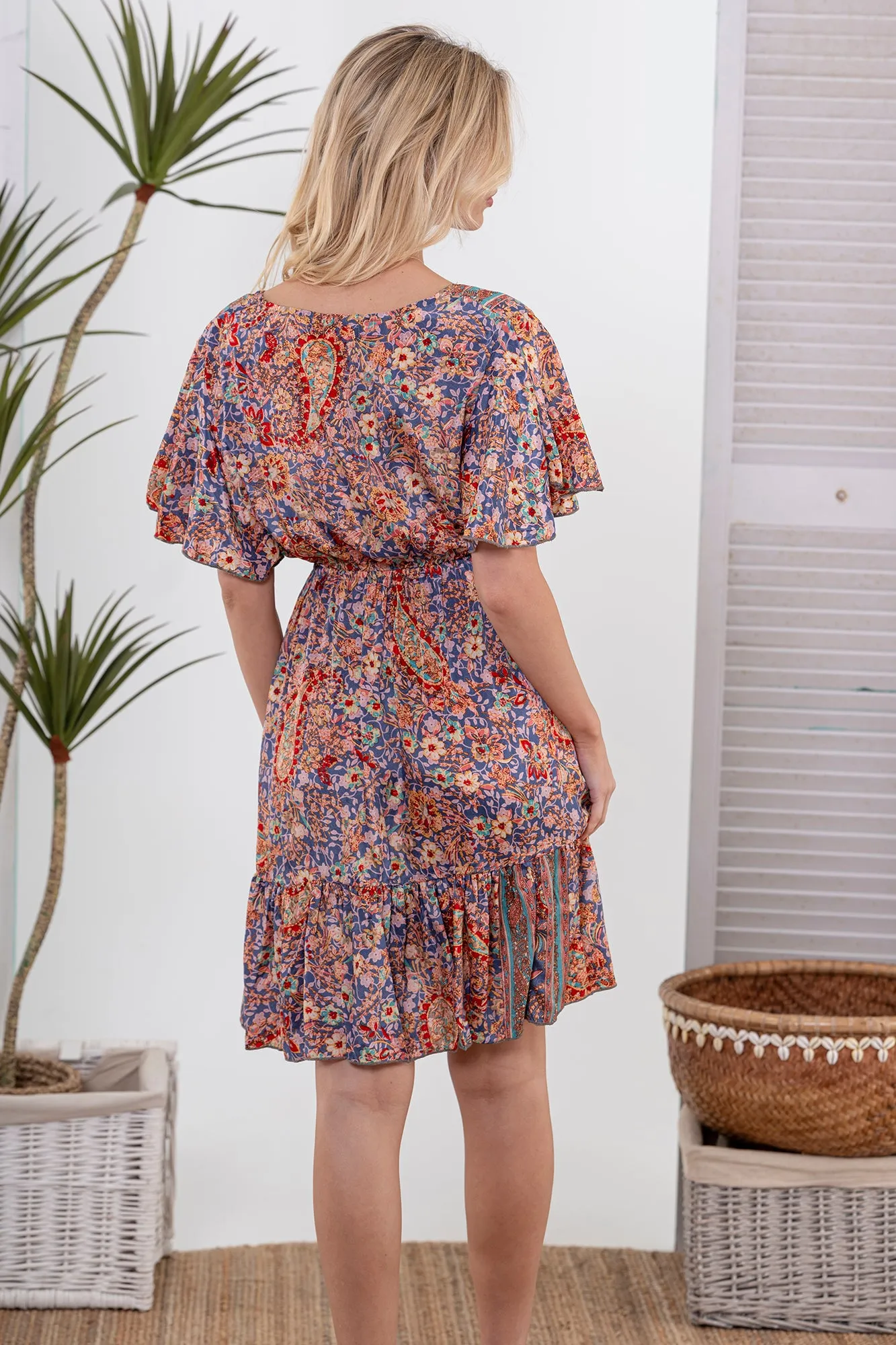 Moni V-Neck Midi Dress