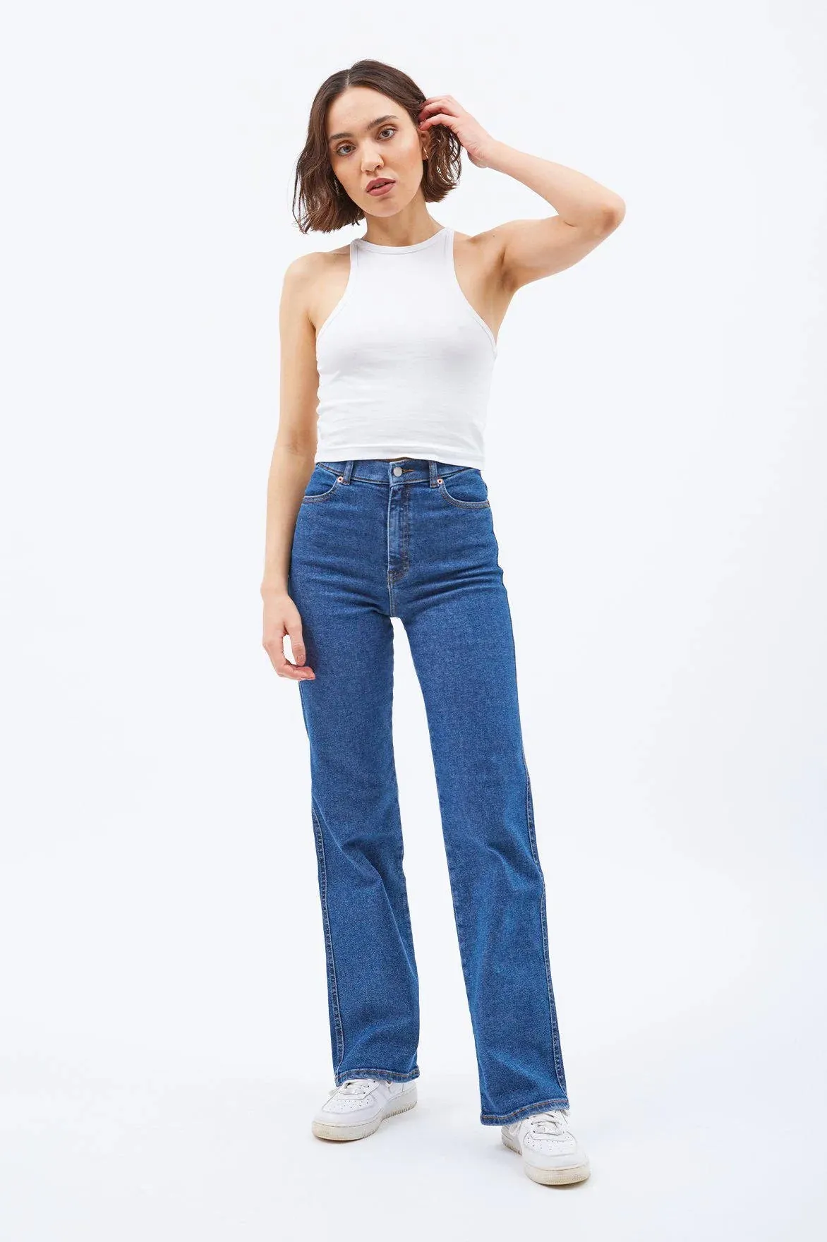Moxy Straight Jeans - Cape Dark Plain