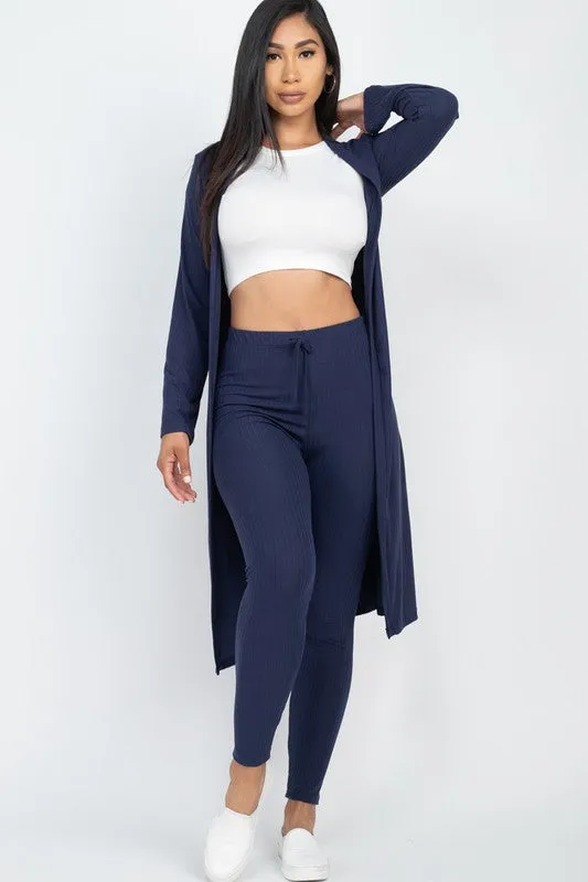 On The Go Cardigan & Legging Set