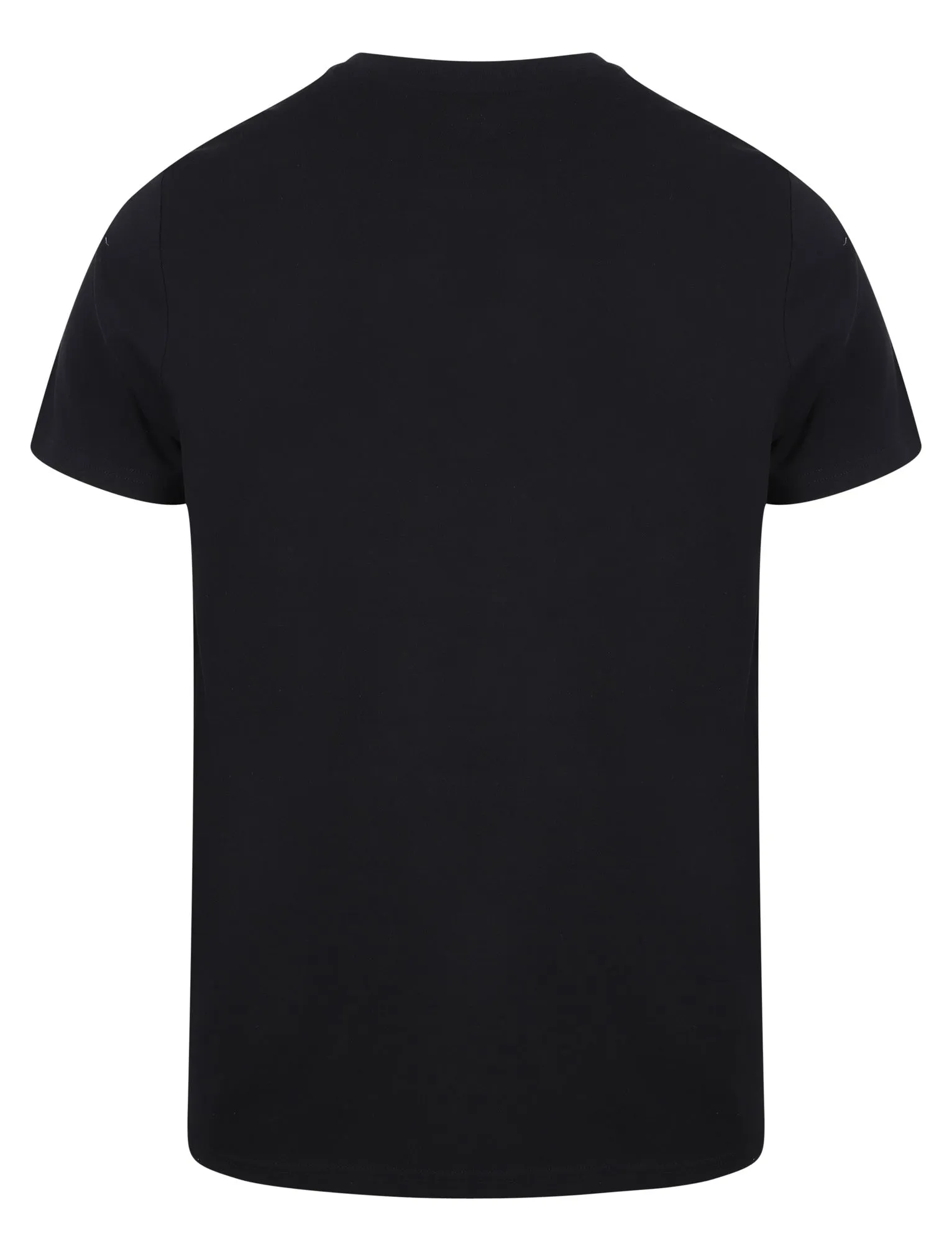 Paradise Motif Cotton T-Shirt In Jet Black - South Shore