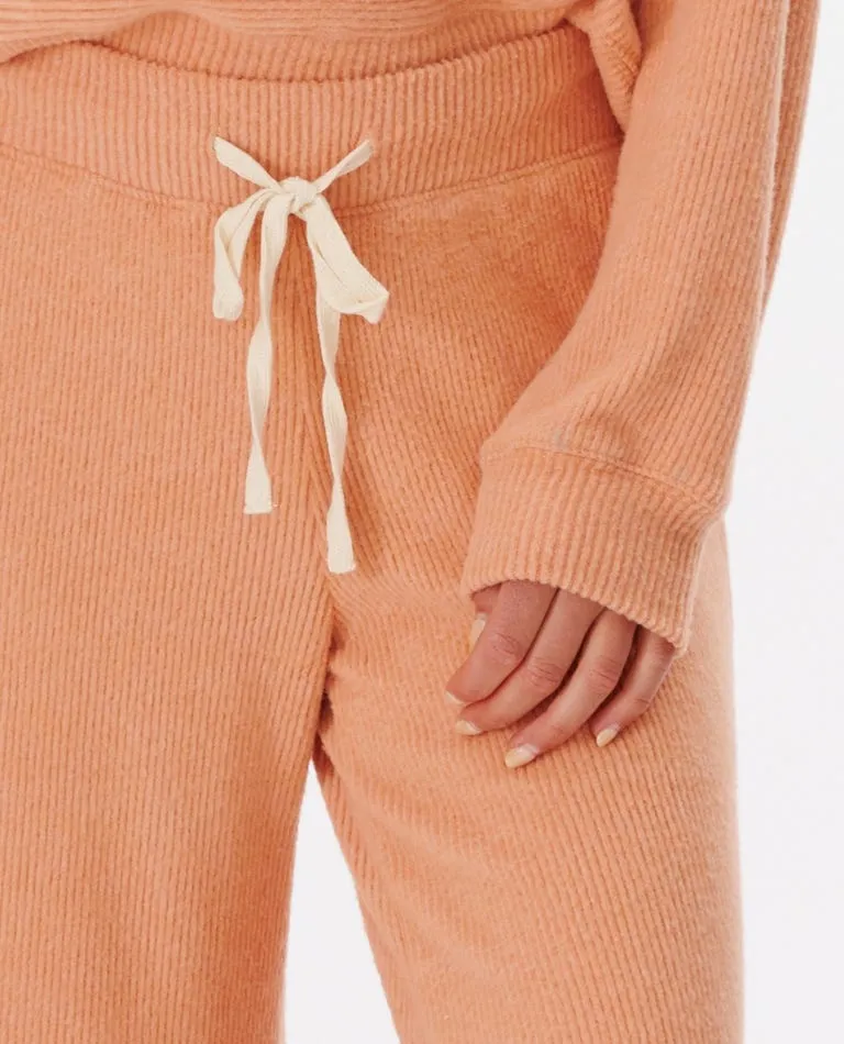 Rip Curl Cozy Wide Leg Pants-Clay Marle
