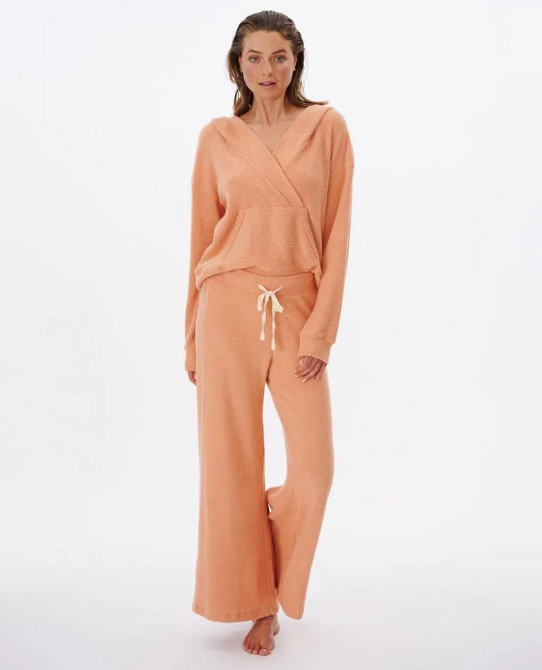 Rip Curl Cozy Wide Leg Pants-Clay Marle