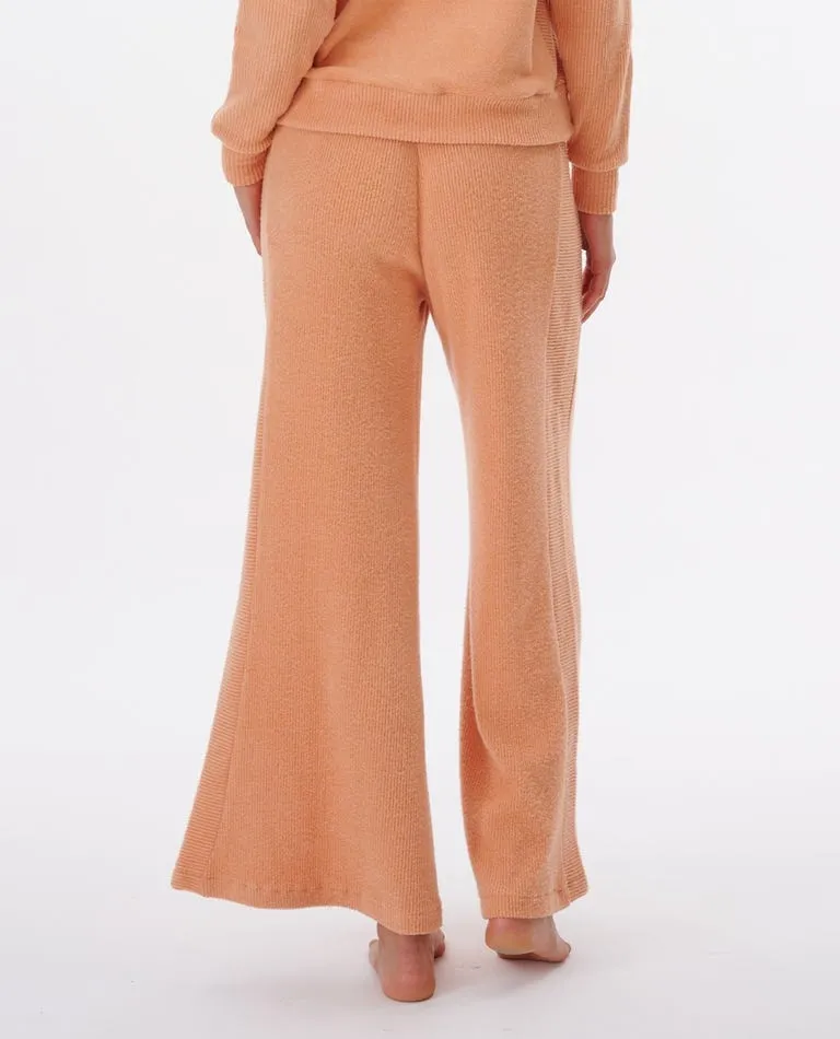 Rip Curl Cozy Wide Leg Pants-Clay Marle