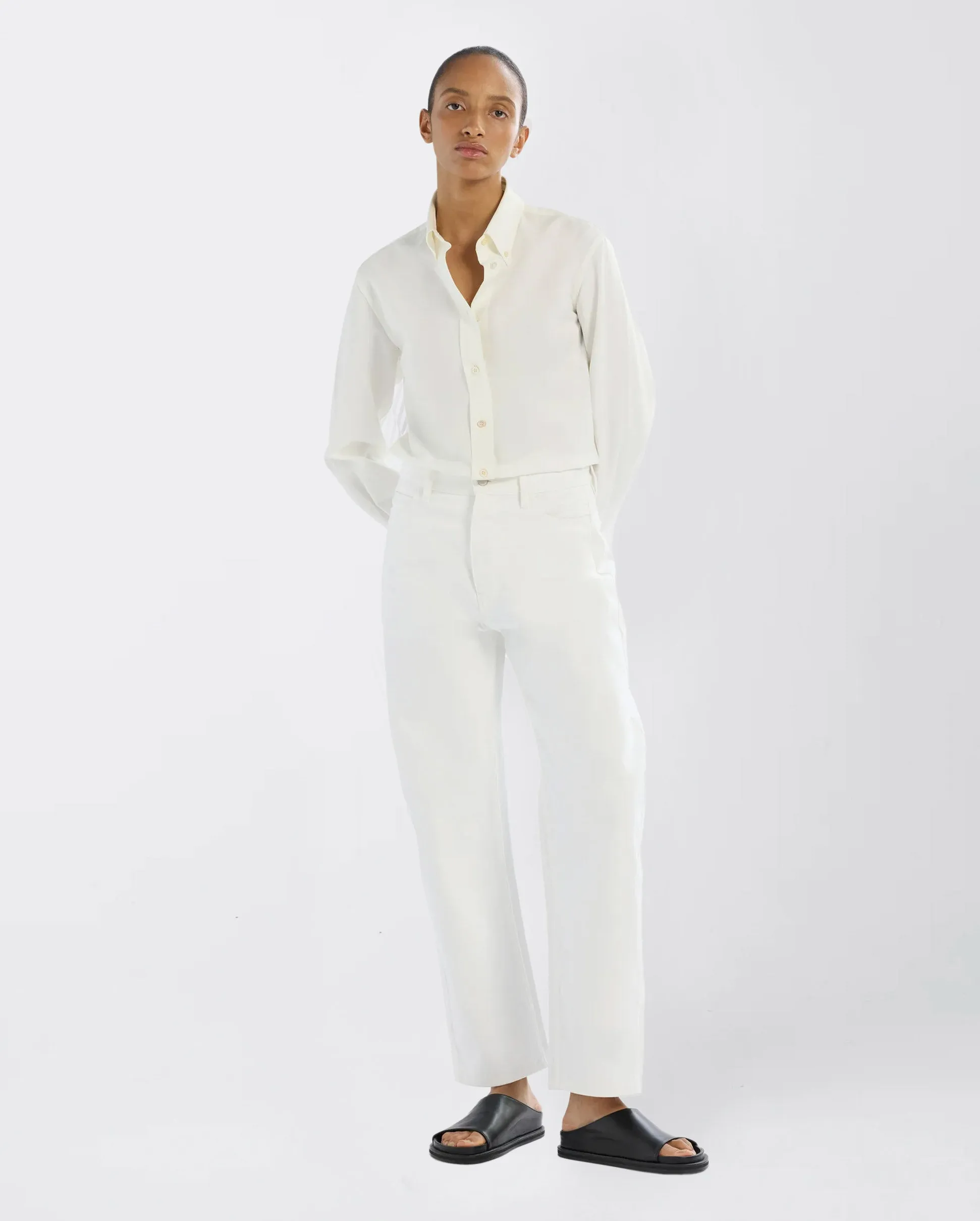 RUTHE SELVEDGE JEAN / OPTIC WHITE