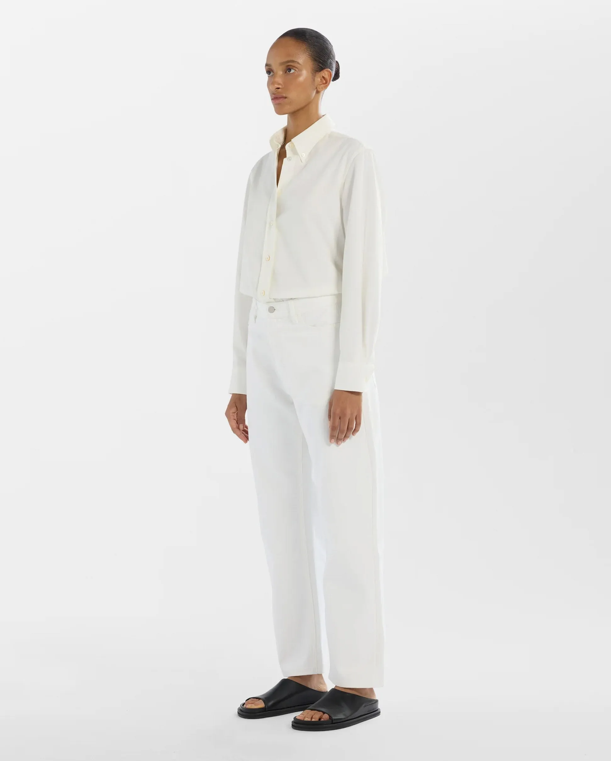 RUTHE SELVEDGE JEAN / OPTIC WHITE