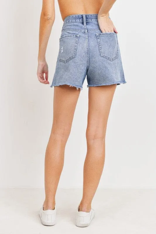 SUPER HIGH RISE JEAN SHORTS