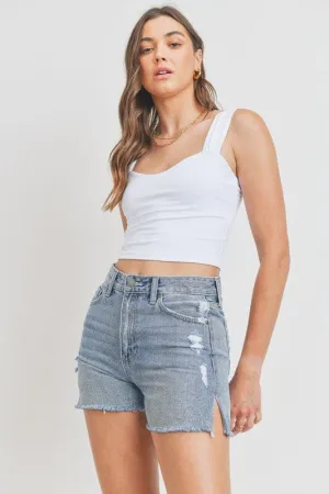 SUPER HIGH RISE JEAN SHORTS