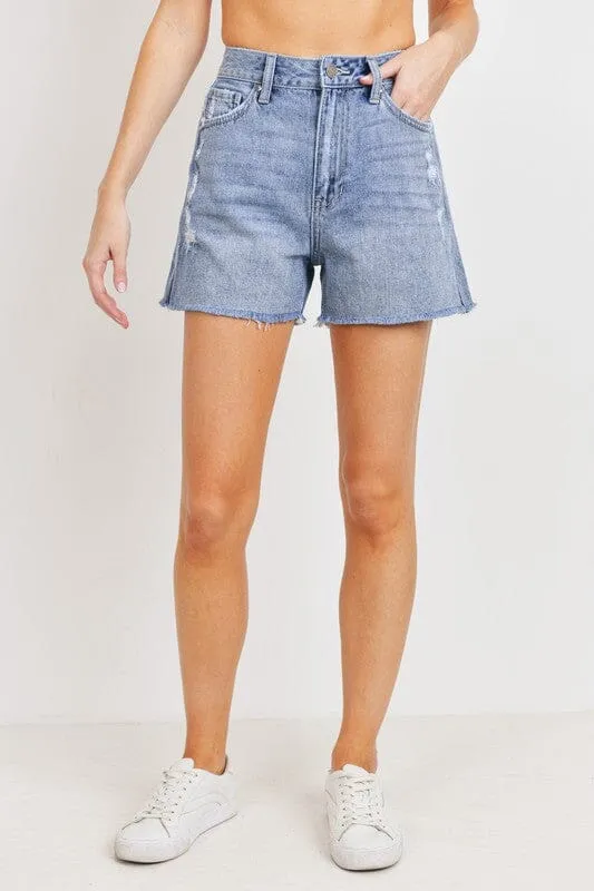SUPER HIGH RISE JEAN SHORTS