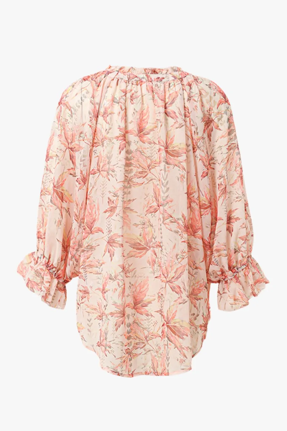 Surety Paradise Floral Button Through SS Blouse