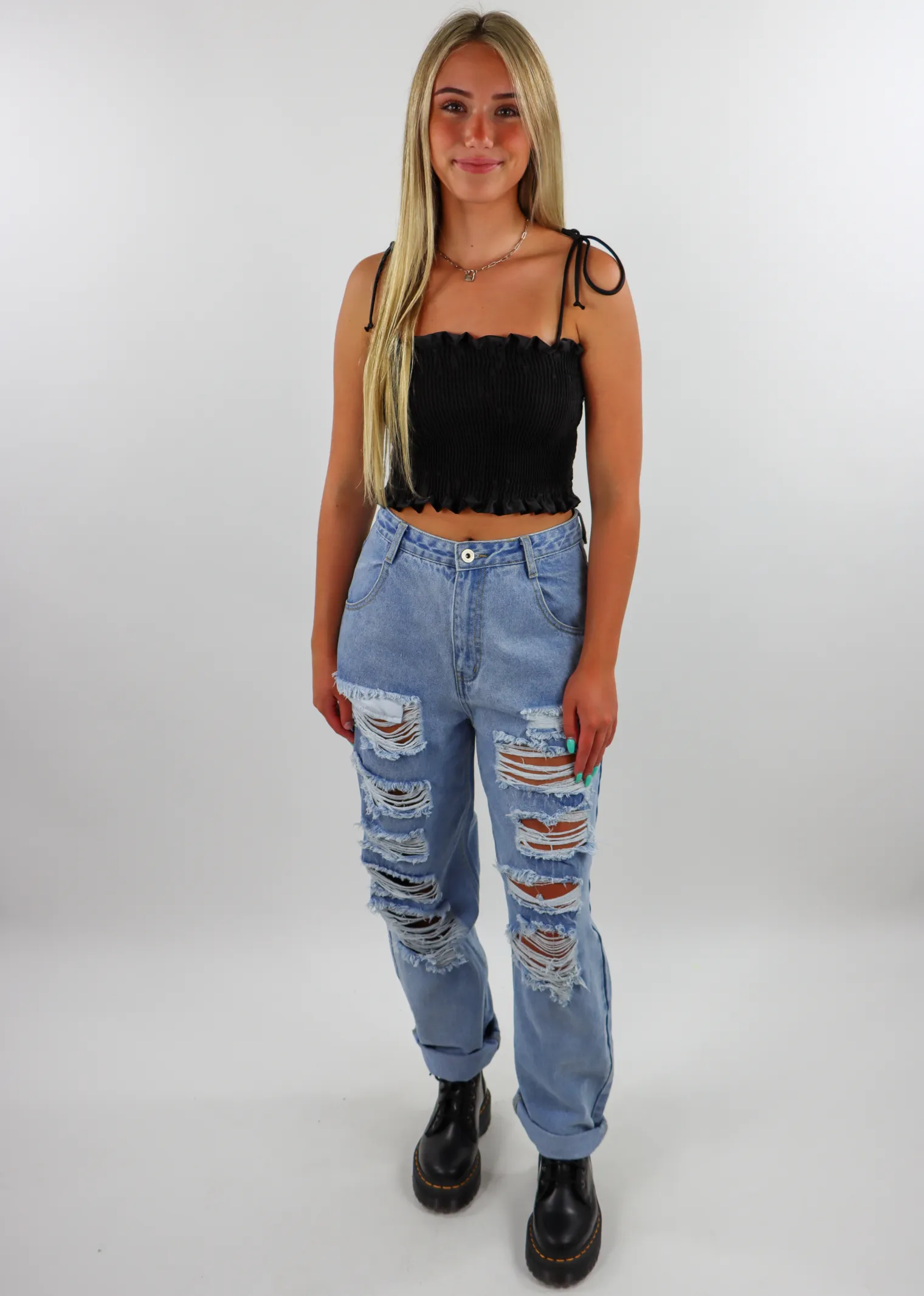 Tie Me Down Tank V2 ★ Black