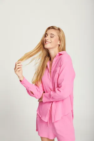 ZOSIA SHIRT (HOT PINK) - LINE